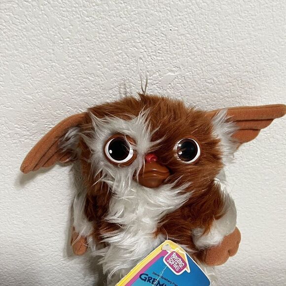 Vintage Gremlins GIZMO Hasbro Softies Plush 1984 With Tag 10 inches - Picture 2 of 16